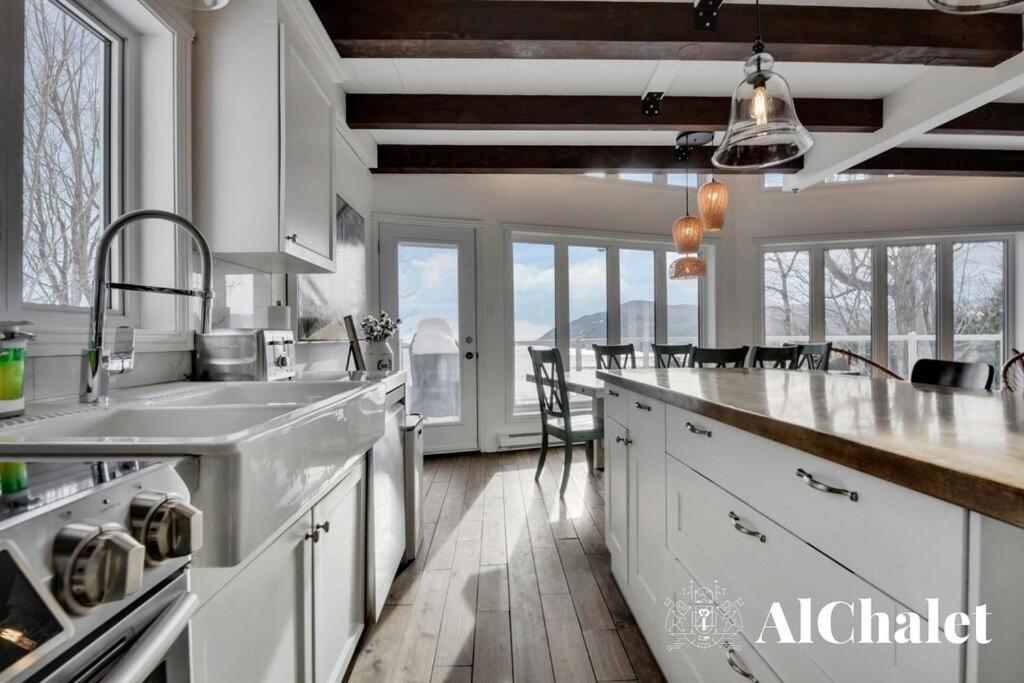 Aelpha-M - Magnifique Vue Sur Le Fleuve Villa Baie-Saint-Paul Luaran gambar